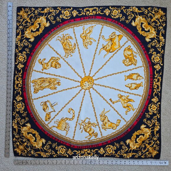 Ann Taylor Accessories - Ann Taylor Silk Scarf Zodiac Horoscope Astrology